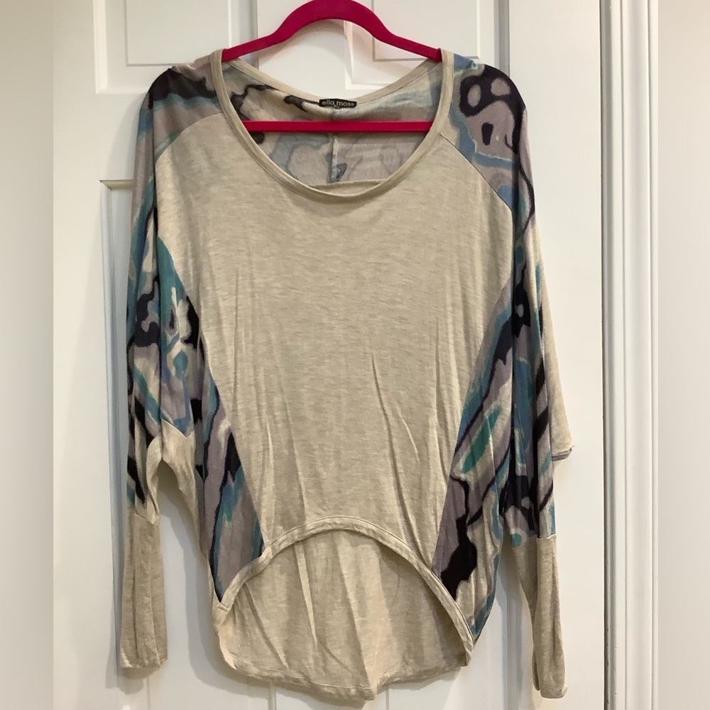 Ella Moss Long Sleeve Marble Shirt